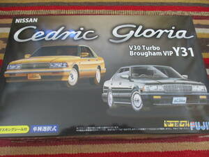 フジミ 1/24 セドリック グロリア V30 ターボ ブロアム VIP Y31 Brougham NISSAN