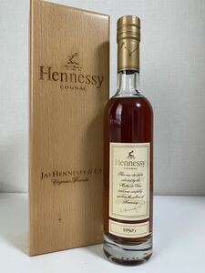 【古酒・未開栓】Hennessy ヘネシー 1950's 350ml 40％ 木箱付き ブランデー