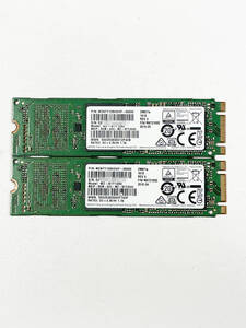 【I-583】■送料無料■中古 ★SAMSUNG★ M.2 SSD128GB 2枚セット 動作保証品