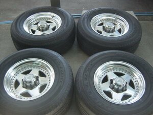 ◎H431 265/70R16 RAGUNA ZZYZX アルミホイール 4本 DUELER H/L 850 2019年製 6穴 ラグナ ザイジックス ランクルプラドサーフ★富山市