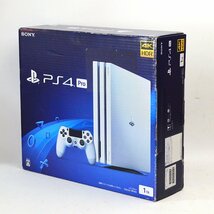 未使用 SONY プレイステーション4 Pro CUH-7200B B02 グレイシャーホワイト 1TB 4K/HDR出力対応 ソニー PS4 PlayStation_画像3