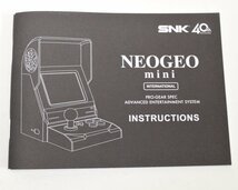 SNK NEOGEO mini インターナショナル版 40タイトル収録 メタルスラッグ KOF 餓狼伝説 サムライスピリッツ 天草降臨等 エスエヌケー_画像8