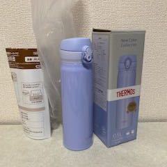 サーモス 真空断熱 マグボトル パウダーブルー