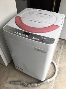 シャープ 全自動電気洗濯機 6kg ES-GE60R-P SHARP