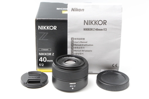 1861★新品級の極上品！★Nikon 単焦点レンズ NIKKOR Z 40mm f/2S Zマウント フルサイズ対応 ブラック ニコン