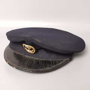 旧日本軍 海軍 第二衣糧廠 制帽 帽子 寸法三 軍服 軍装 当時モノ Z1745