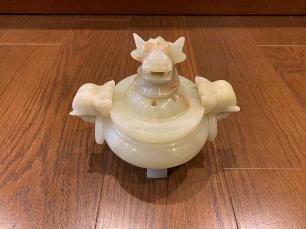 大理石 入れ物 お香入れ?