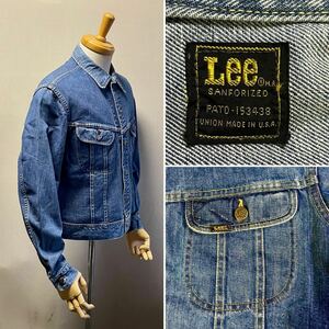 1970s Lee Denim Jacket Made in USA Size 44