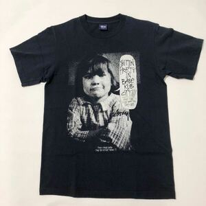 STUSSY BABE KUB CITY コラボ Tシャツ ( ステューシー レア old チャプト 周年 記念 限定 総柄 フォト レア Tee MEDICOMTOY )