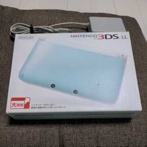 【美品】ニンテンドー3DS LL ミント×ホワイト ACアダプタセット