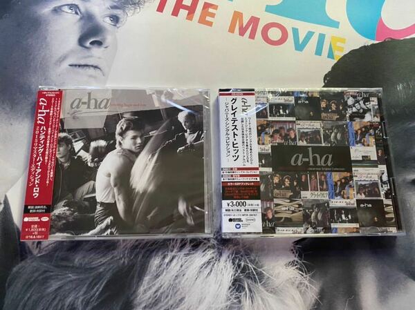 新品未開封　2枚セット　A-HA　Hunting High and Lowハンティング・ハイ・アンド・ロウCD＋グレテイスト・ヒッツCD+DVD 国内盤　送料無料