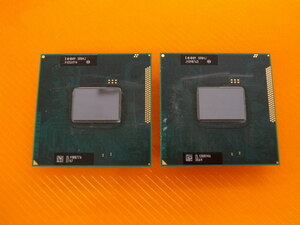 Intel Core i3-2330M(2.2GHZ) SR04J CPU 動作OK 2個SET 95974