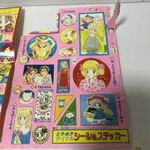 レトロ シール りぼん 付録 矢沢あい 高田エミ 一条ゆかり 当時物 昭和レトロ 90年代 レア 希少 送料185円 池野恋 水沢めぐみ 柊あおい_画像4