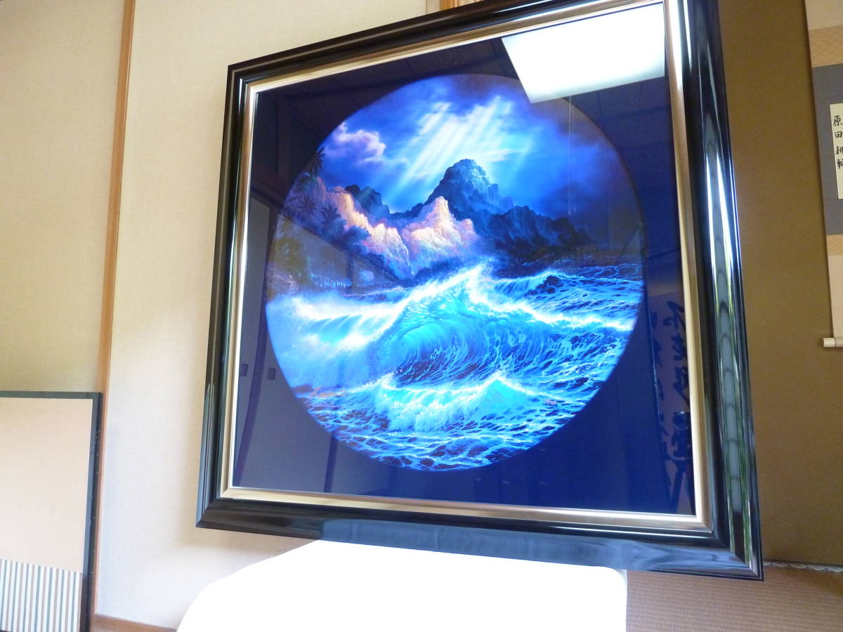 Christian Lassen Infinite Light Silkscreen Signed Dimensions Frame width 95cm, Length 95cm, Artwork, Painting, others