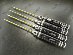 高品質　六角ドライバー 4本セット　1.5MM　2.0MM　2.5MM　3.0MM