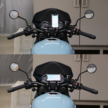 スマートホンホルダー・スマホホルダー　バイク用・自転車用　ハンドルマウント　直径22~35mm対応_画像4