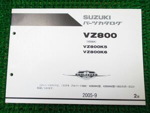 【 即決 】 ブルーバード800 パーツカタログ 2版 VS56A ○K805！スズキ VZ800K5 6