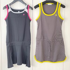 ノースリーブ 2枚セット ルコック ランニング スポーツ グレー ブラック