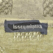 【S】ISSEY MIYAKE MEN / イッセイ ミヤケ メン 80s archive アーカイブ リネン混半袖ニット_画像3