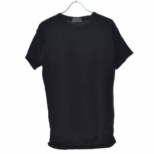 【3サイズ】YOHJI YAMAMOTO POUR HOMME / ヨージヤマモト プル オム ショルダーライン シャーリング 半袖Tシャツ