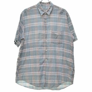 Comme des Garcons Homme / Comde Garson Om 80S Archive Madras Check Рубашка с коротким рукавом