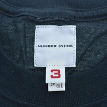 【3】NUMBERNINE / ナンバーナイン 2000 ミレニアム ロゴプリント半袖Tシャツ_画像3