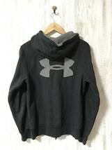 273☆【スウェットパーカー】UNDER ARMOUR アンダーアーマー ダークグレー SM_画像1