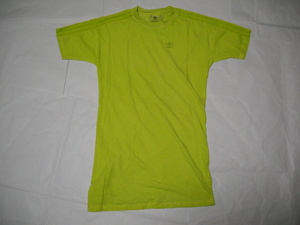 80　アディダス　レディース　ロングシャツ　ライトグリーン　品番:DU8499　フリーサイズ
