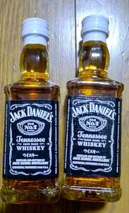 未開栓 二本セット JACK DANIELS ジャックダニエル OLD TIME オールドタイム テネシー ウイスキー ミニボトル 50ml 山崎
