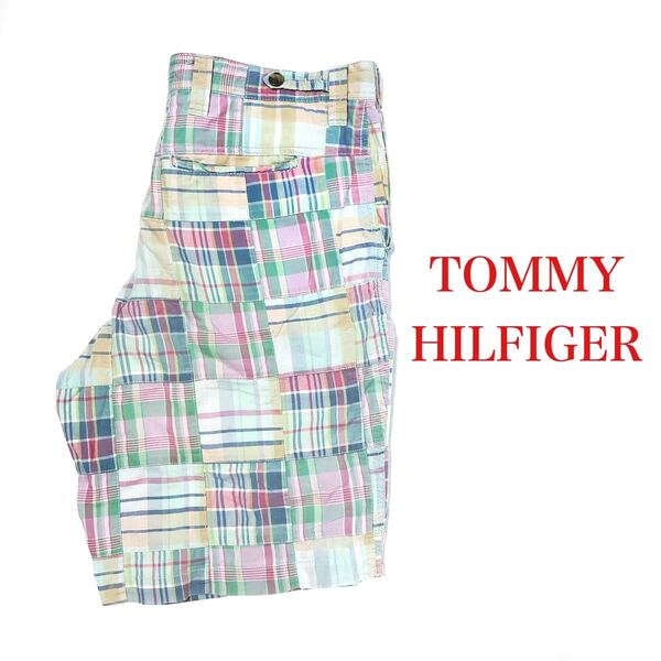 【古着】TOMMY HILLFIGER トミーヒルフィガー 《ハーフパンツ》古着