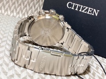 新品 シチズン CITIZEN 正規品 腕時計 エコ・ドライブ ソーラー腕時計ブルーダイヤル PCATウォッチ アラーム 永久カレンダー CB5880-54L_画像9