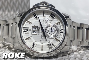 新品 SEIKO Premier【セイコー プルミエ】正規品 腕時計 自動巻き オートマティック キネティック パーペチュアルカレンダー アンティーク