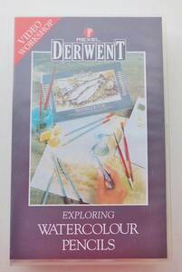 ダーウェント Rexel Derwent 水彩色鉛筆 ビデオワークショップ 技法 VHS PAL Exploring Watercolour Pencils by David Cook