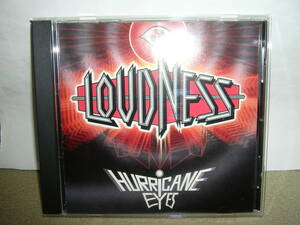 Loudness 米国進出第三弾　隠れ名盤「Hurricane Eyes」リマスター前輸入盤中古。