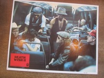 2107MK●ロビーカード3枚組「ロサンゼルス Death Wish II」1982●チャールズ・ブロンソン主演/アメリカ版ロビーカード/約28cm×35cm_画像1