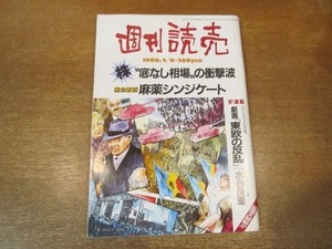 2102ND●週刊読売 1990平成2.4.8●笠井紀美子/川岸義兼/戸川昌子/水谷良重/岡本佳織/桂三枝×梅沢富美男/及川尚子