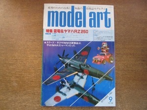 2008CS●MODEL Art モデルアート 1981.9●震電&ヤマハRZ250/ミニ空港ジャンボ/トヨタ・ライトエース/ターボット・ピンクタイフーン