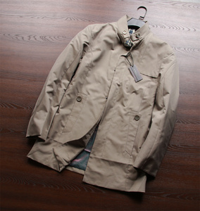 新品GY106-XL ビジネスコート メンズ 無地 ステンカラー スプリングコート アウター 薄手 ビジネスジャケット 紳士 春秋 