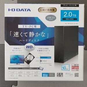 アイ・オー・データ機器 HDCL-UTE2K 外付ハードディスク HDCL-UTEシリーズ 2TB ブラック
