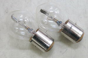 ベスパ ヘッドライト バルブ 電球 VESPA 50S 100 125ET3 ホワイト 2個セット 6V35/35W