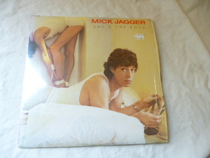 Mick Jagger / She's The Boss シュリンク付 ライナー付属 名盤 LP Lonely At The Top / Just Another Night 収録　試聴