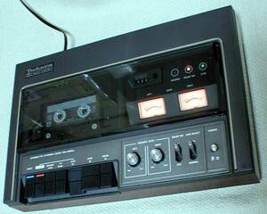 Technics RS-268U Vintage Stereo Cassette Tape Deck 再生-録音OK！ ピアノ鍵盤式 ドルビーNR塔載 2ヘッド ステレオ カセットデッキ