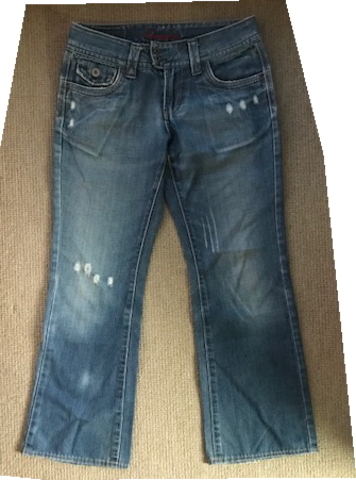 Luxury Jeans ラグジュアリージーンズ　日本被服工業組合連合会　ダメージあり