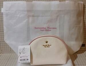 Samantha Thavasa Petit Choiceperula shell type pouch ( shell motif pouch ) pink freebie sack attaching 