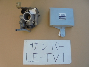 サンバー 15年 LE-TV1 スロットルボディ RTR36-30 エンジンコンピュータ 22644 KA370