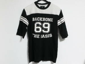 BACKBONE THE BASIS フットボールTシャツ ナンバリング M TMT
