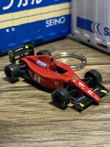 ** Ferrari F1-90 key holder ** original processed goods car accessory minicar hand made Ferrari