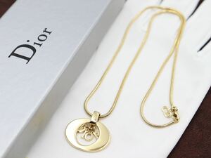 【極美品】状態◎Christian Dior ネックレス ロゴ クリスチャン ディオール ヴィンテージ アクセサリー レディース 結婚式 レア i26