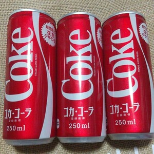 ●3本セット●コカコーラ 期間限定復刻デザイン缶