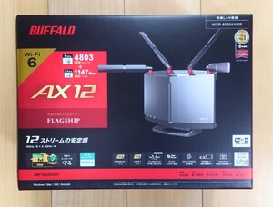 BUFFALO バッファロー WXR-6000AX12S 無線LANルーター チタニウムグレー